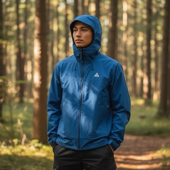 Nike Other - Nike ACG "Morpho" Men's Storm Fit ADV Full Zip Hooded Rain Jacket Large